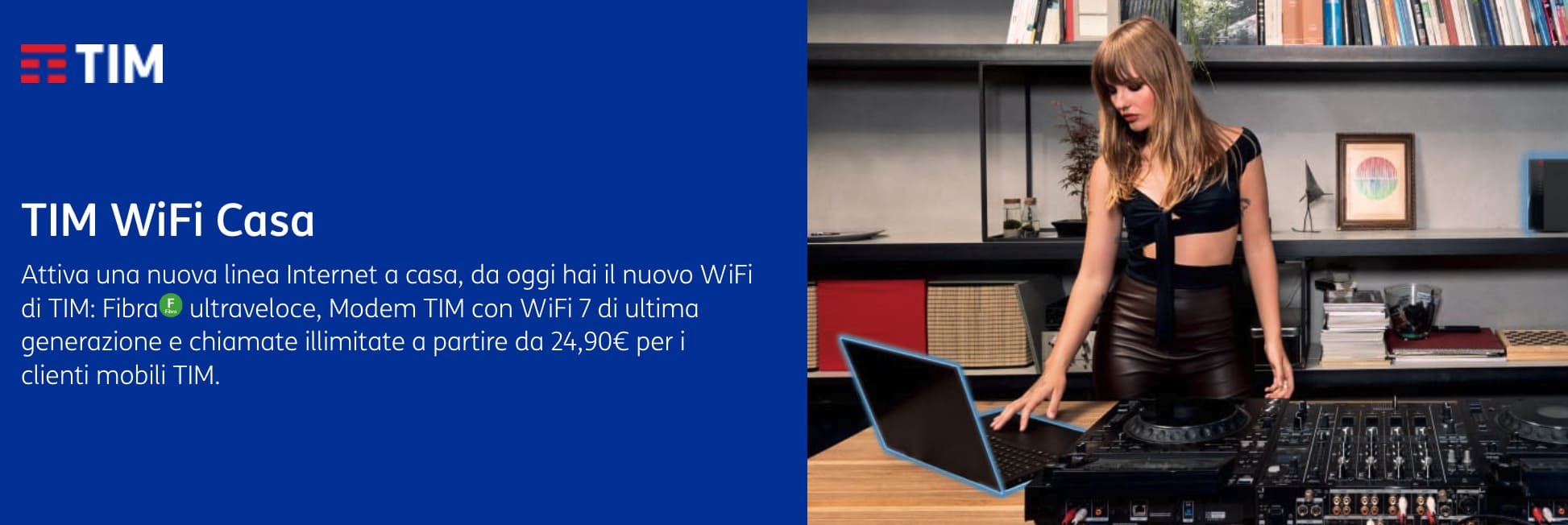 Attiva l'offerta Fibra di TIM e hai WiFi 7 con Google One 100GB