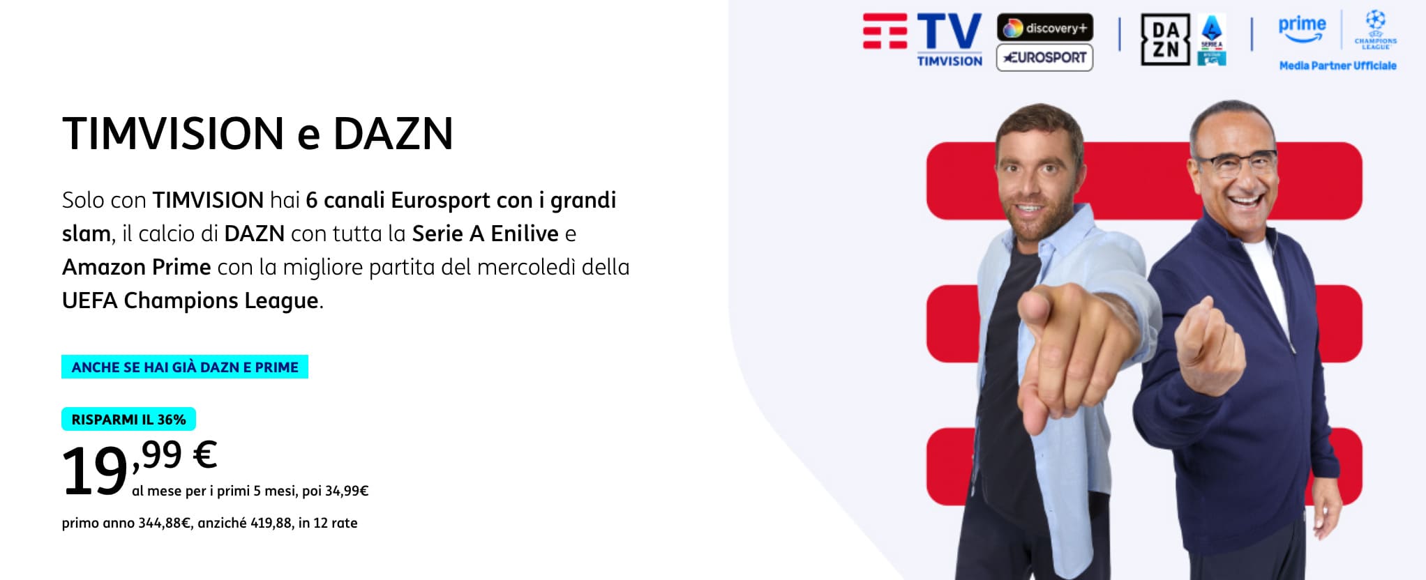 La Serie A con DAZN a 19,90 € al mese per tutto il 2025