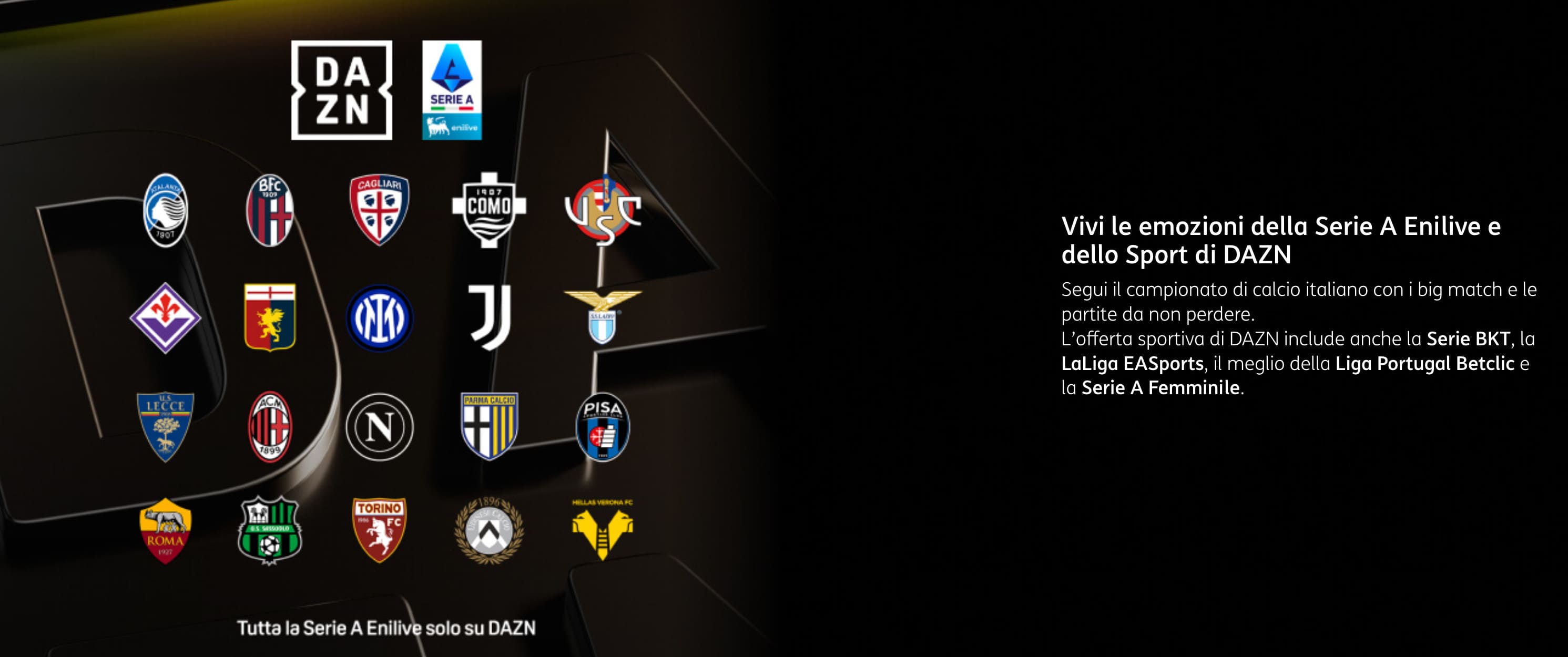 Abbonamento per singolo club di DAZN