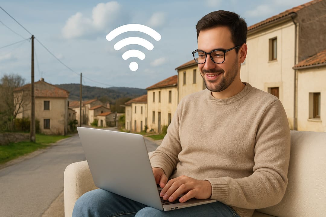Fibra FTTH con WiFi in aree bianche