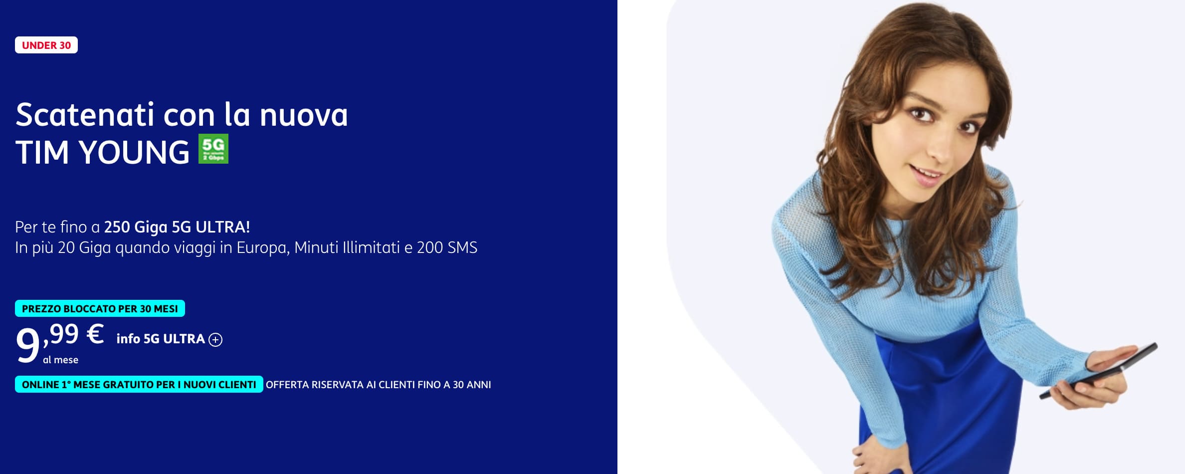 TIM Young per Passa a TIM