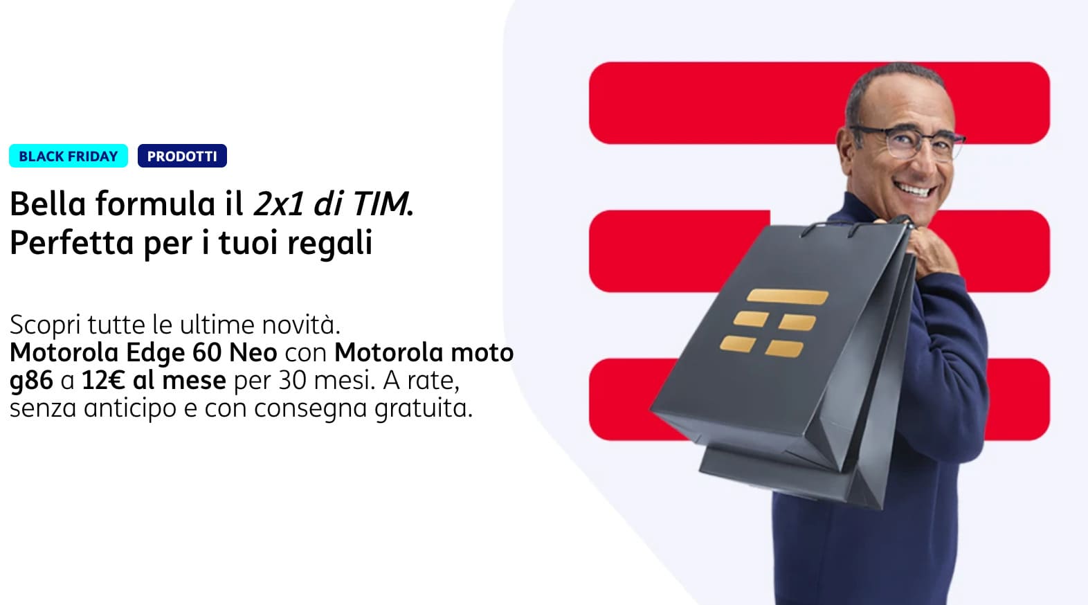 2x1 Black Friday TIM 2025 Black Friday TIM 2x1 smartphone con sconti