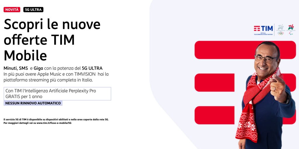 Giga illimitati per 2 mesi con Promo Natale