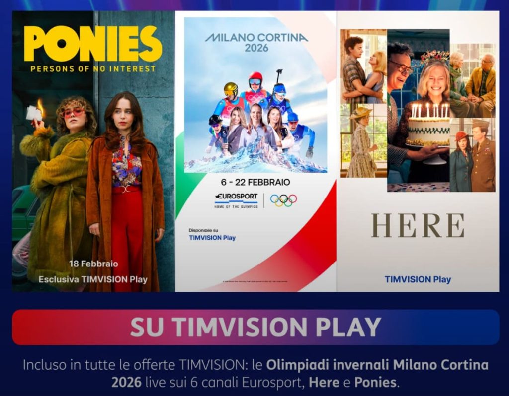 Prezzi TIMVision da 7 € al mese