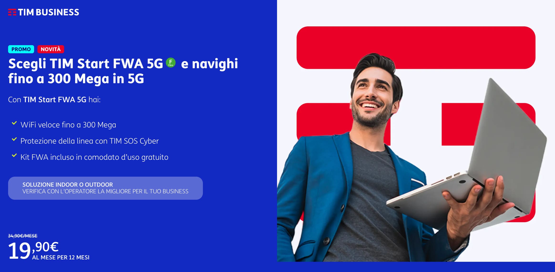 Offerta FWA per aziende e Partite Iva