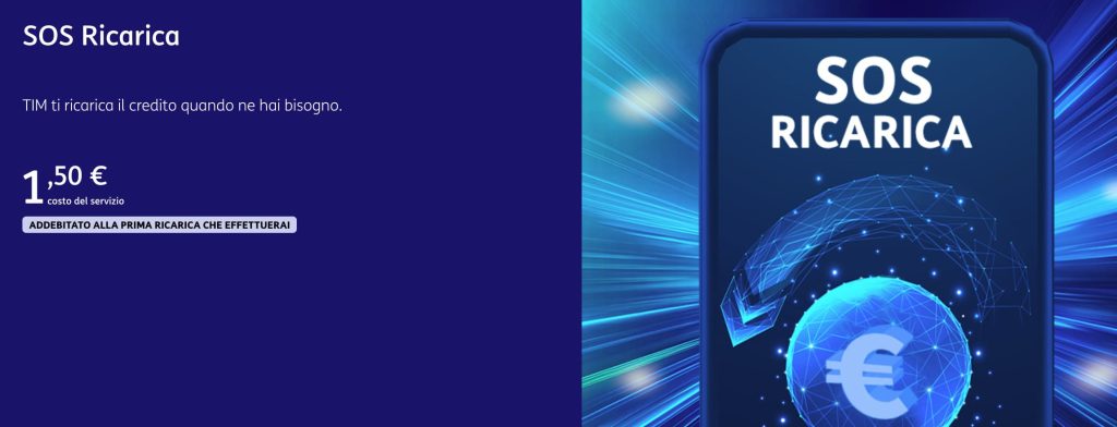 TIM SOS Ricarica: cos’è, come funziona e quanto costa il servizio